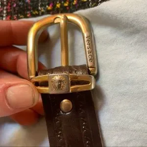 Versace Accessories Versace Medusa Engraved Belt Poshmark